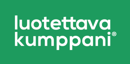 Luotettava kumpppani -lgo